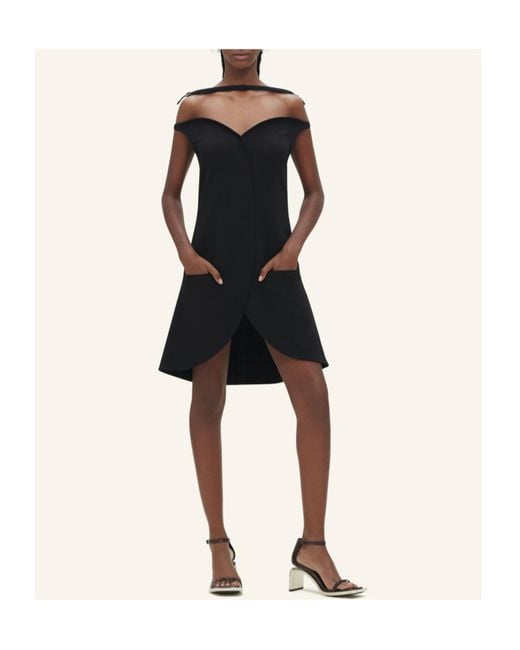 Courreges Black Short Dresses