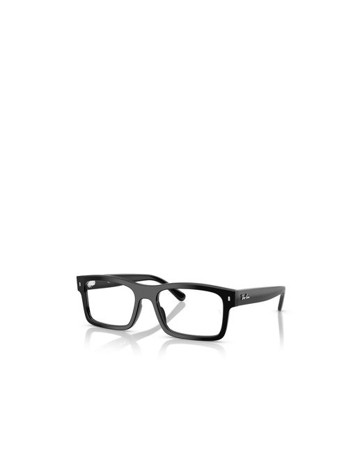 Ray-Ban White Rectangle Frame Glasses for men