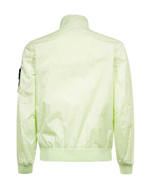 Stone Island Green Logo Patch Leisure Jacket for men