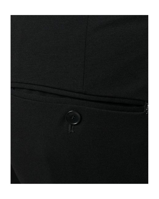 Dondup Black Belt Loops Slacks for men