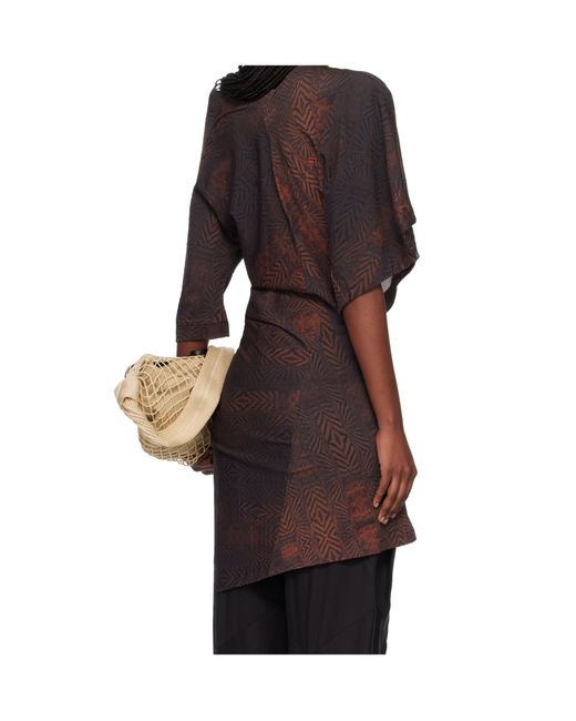Kiko Kostadinov Black Long Sleeve Dress