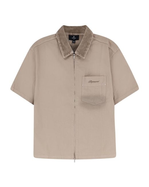 Represent Natural Ramona Short-Sleeve Zip Shirt for men