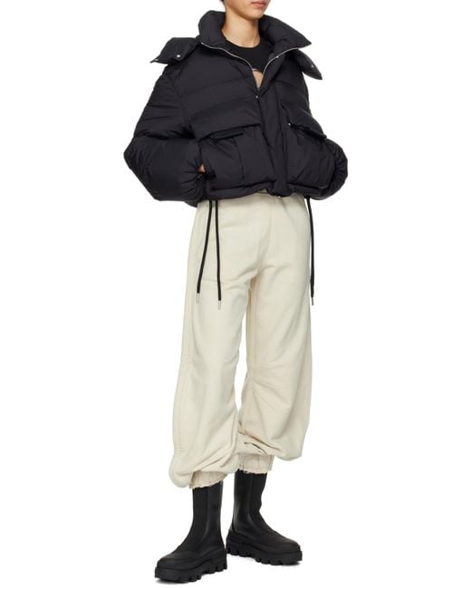 Moncler Black X Willow Smith Kar Hooded Short Down Jacket