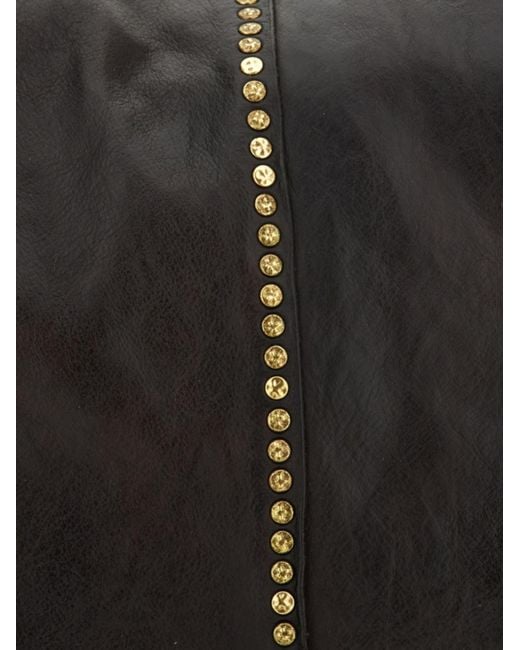Campomaggi Black Zippered Shoulder Bag