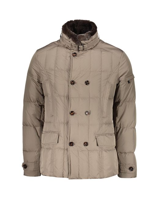 Moorer Brown Siro Quilted Down Jacket for men
