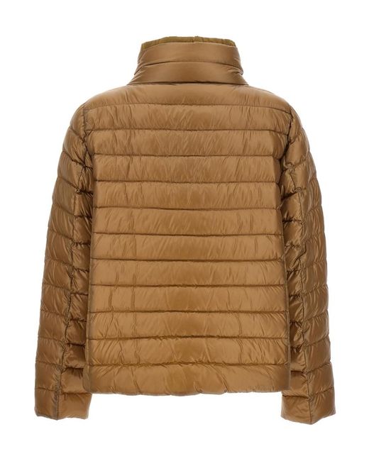 Herno Brown Reversible Down Puffer Jacket