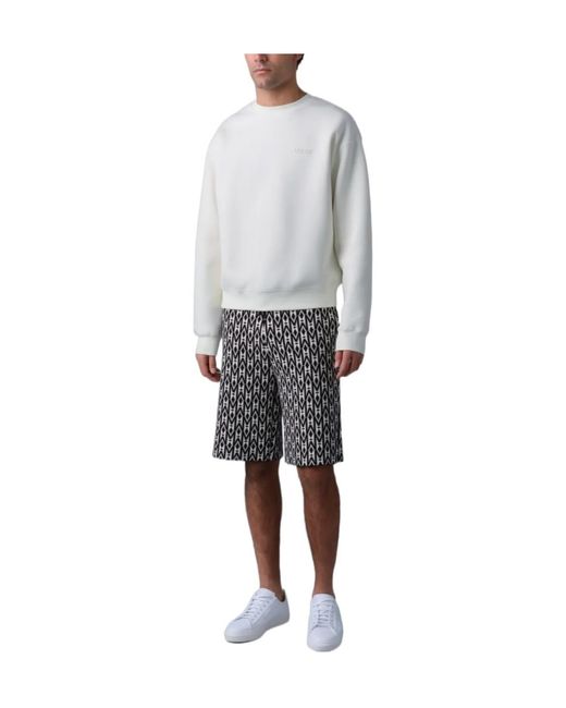 Mackage White Julian Crew-Neck Sweatshirt for men