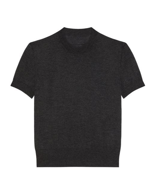 Givenchy Black Short-Sleeved Sweater