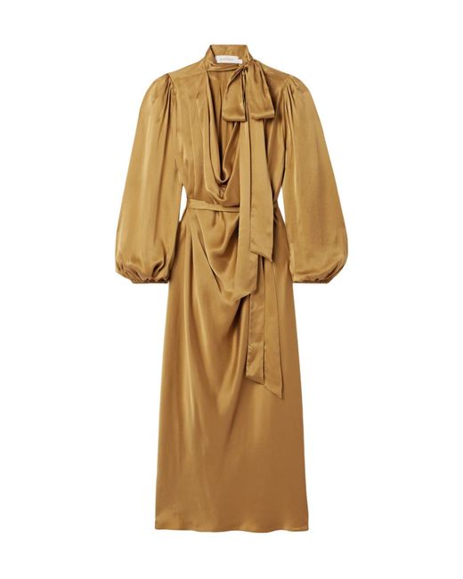 Zimmermann Natural Bow Dress