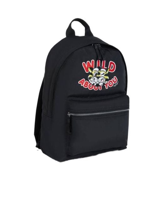 KENZO Blue Wild Tiger Backpack for men