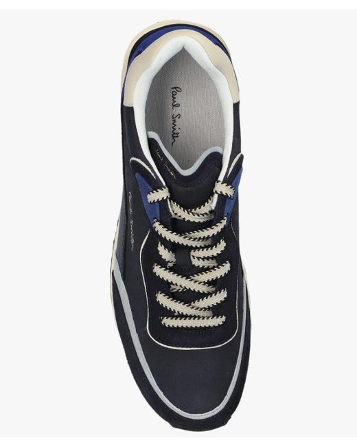 Paul Smith Blue Round-Toe Low-Top Sneakers for men