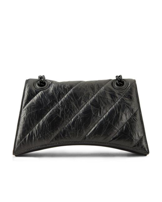 Balenciaga Black Logo Shoulder Bag