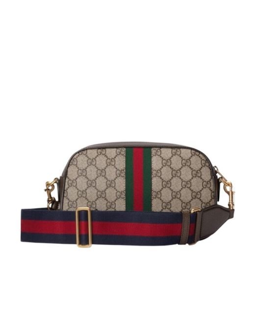 Gucci Brown Ophidia Small Messenger Bag for men