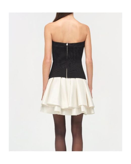 Jonathan Simkhai Black Isabelle Off-Shoulder Mini Dress