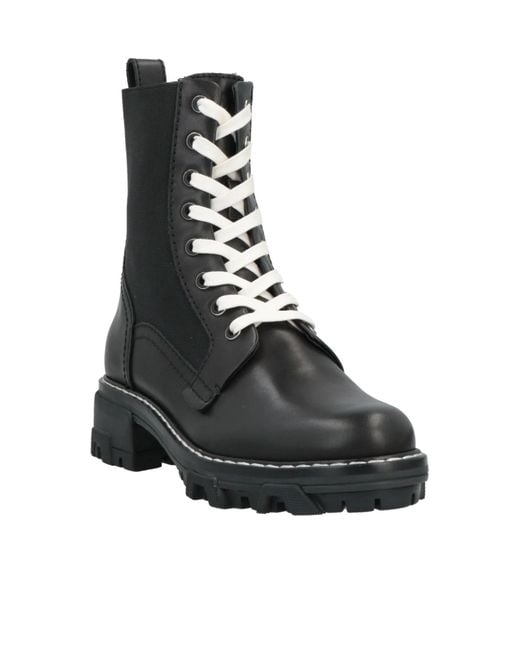Rag & Bone Black Simple Leather Martin Boots