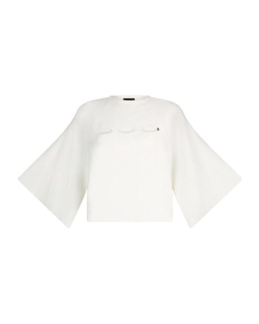 Liu Jo White Cutout T-Shirt