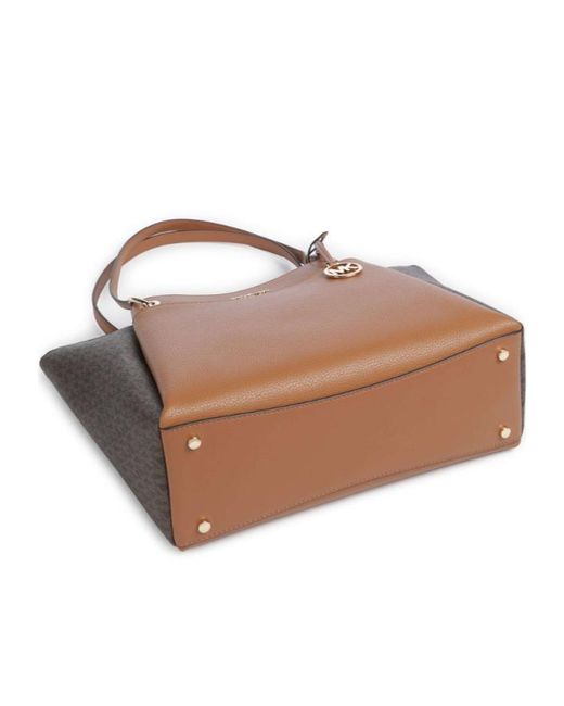 MICHAEL Michael Kors Brown Signature Large Tote Bag