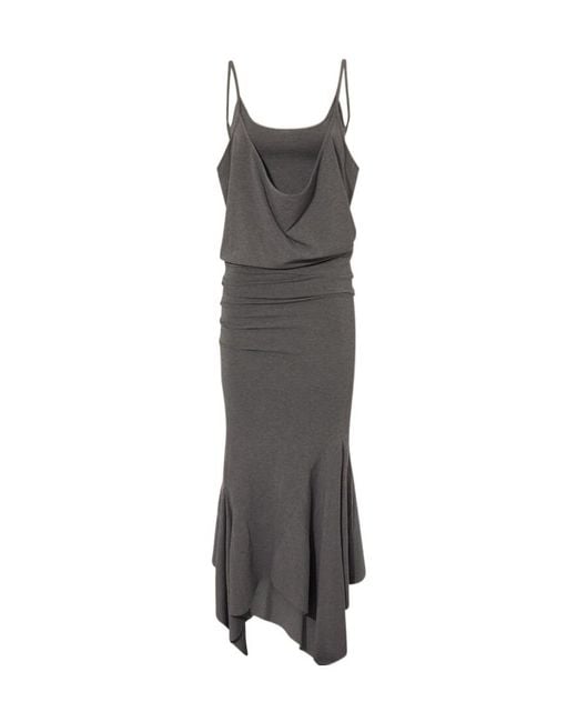 the attico grey dress The Attico Mini Dress in Grey main image 0