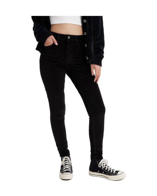 Levi's Black Cotton Trousers