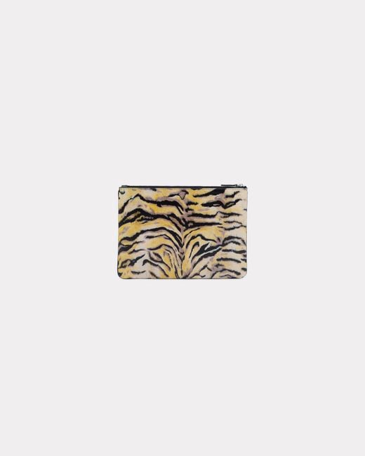 KENZO Metallic Tiger Pouch Bag for men