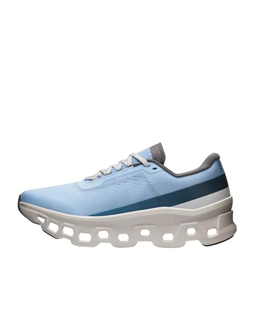On Shoes Blue Cloudmonster 1 Running Sneakers