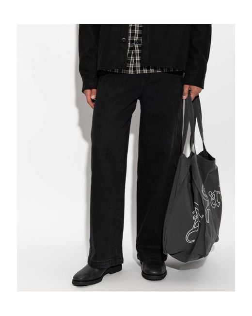 AllSaints Black Chelsea Boots With Pull Tabs for men