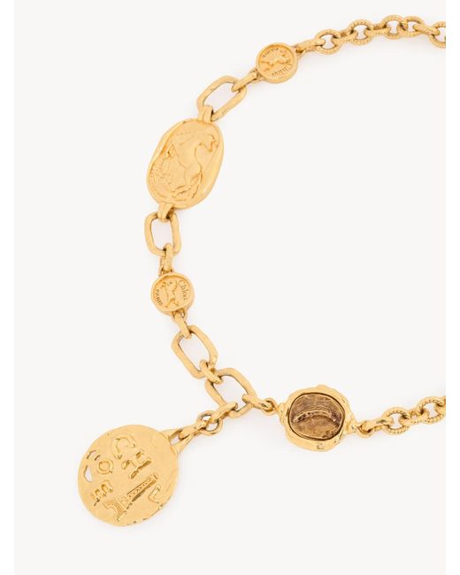 Chloé Metallic Chloé Medals Choker