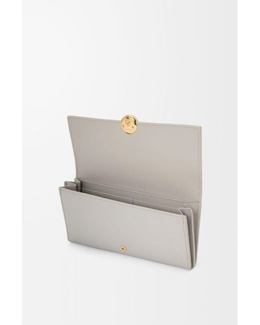Loewe White Snap Wallet