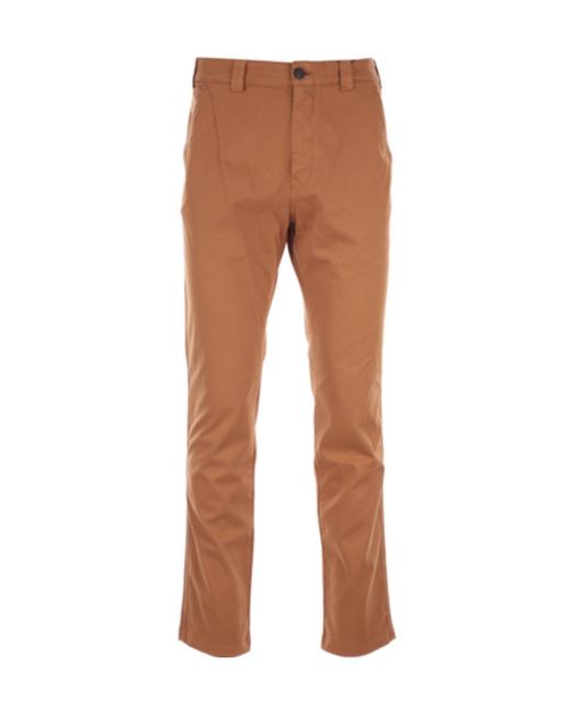 KENZO Brown Straight Casual Pants for men