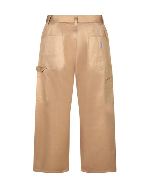 Junya Watanabe Natural Cargo Wide-Leg Pants for men