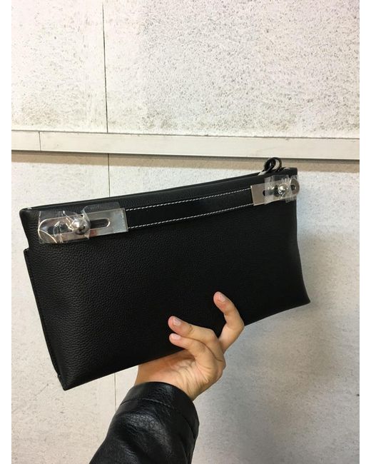 Loewe Black Missy Clutch