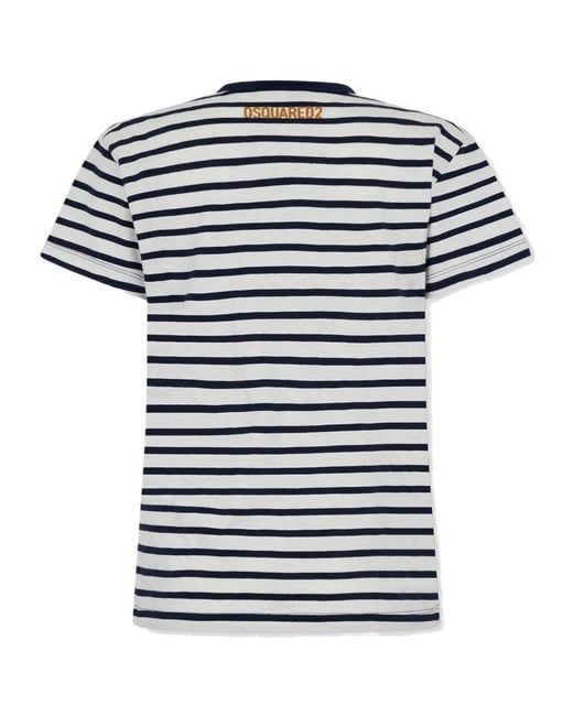 DSquared² Blue T-Shirts