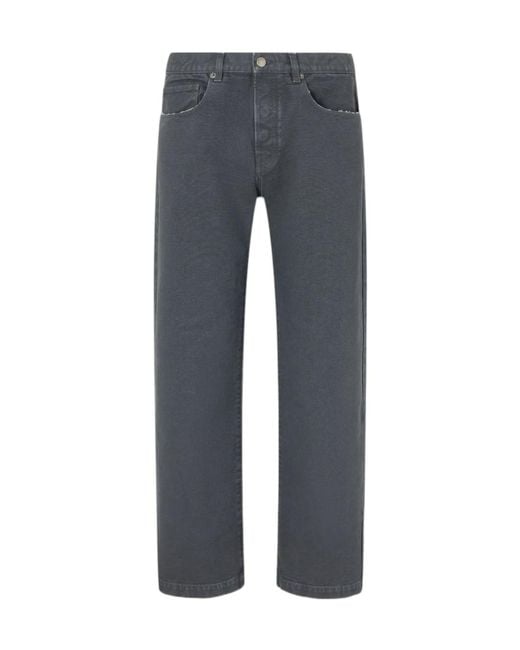 Massimo Alba Gray Belt-Loop Jeans for men