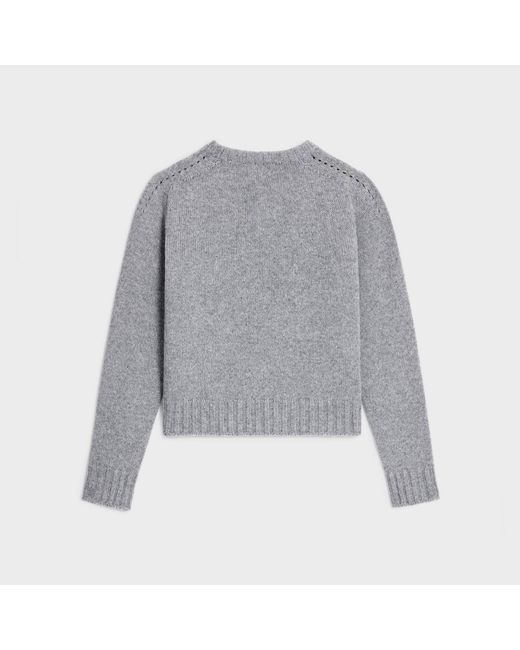 Céline Gray Crewneck Sweater