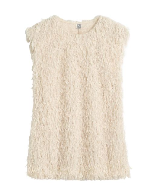 Totême Natural Feathered-Jersey Top