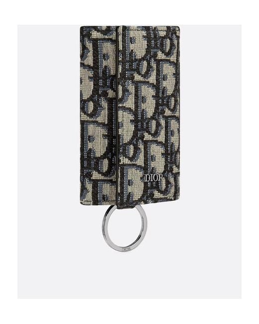 Dior Gray Key Case for men