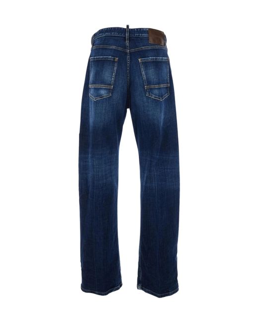 DSquared² Blue Distressed Jeans for men