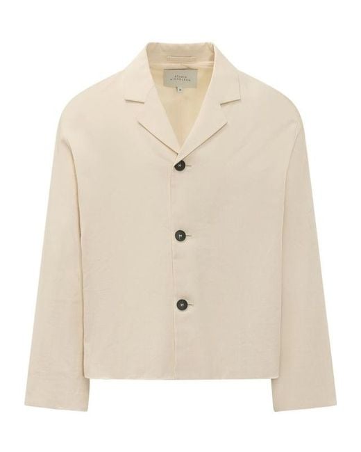 Studio Nicholson Natural Ferro Three-Button Jacket for men