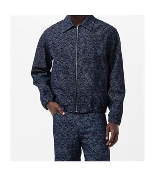 Fendi Blue Jeans Jacket for men