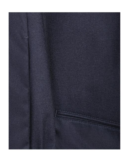 Tagliatore Blue Single-Breasted Virgin Wool Blend Suit for men