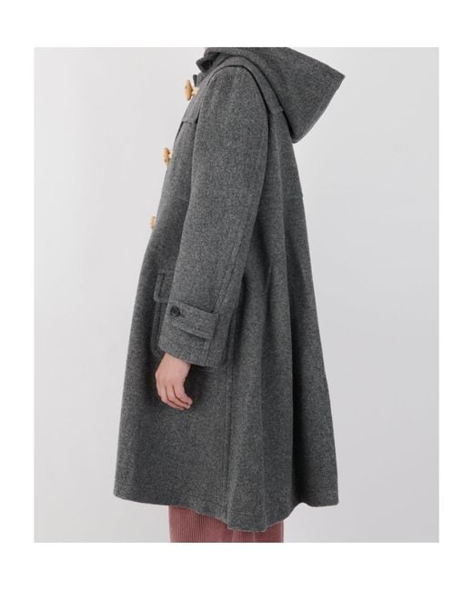Comme des Garçons Gray Long-Sleeved Coat