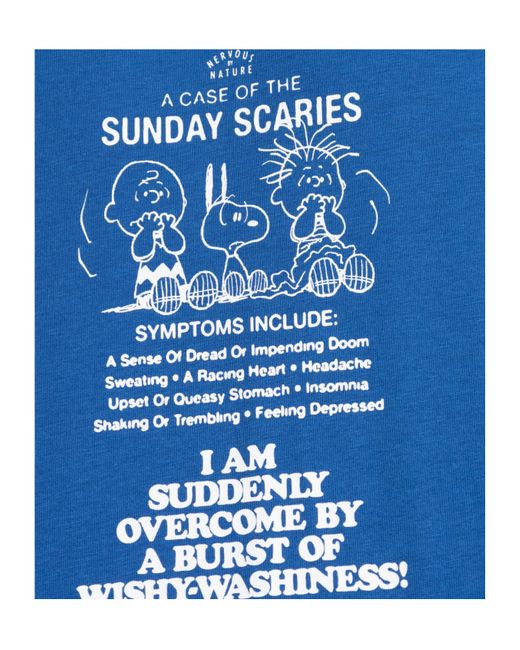 Iceberg Blue Round-Neck Printed T-Shirt for men