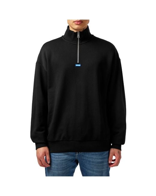 Boss Black Zipper Sweatshirt for men