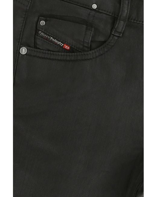 DIESEL Black D-Ollies Straight-Leg Jeans