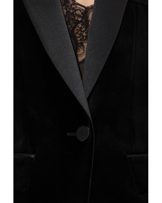 Balmain Black Long-Sleeve Blazer