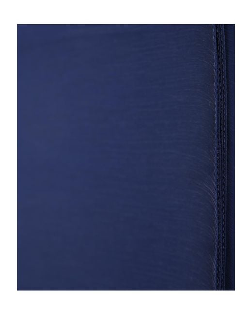Emporio Armani Blue Rectangular Shawl