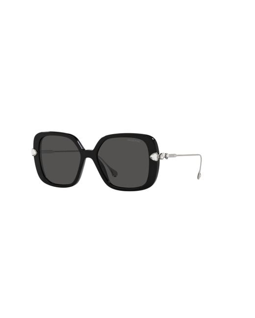 Swarovski Multicolor Oversized Square Frame Sunglasses