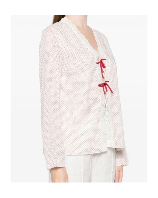 Posse White Long-Sleeved Top