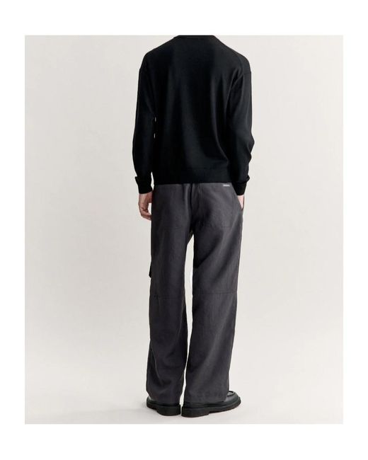 Maison Kitsuné Black Profile Fox Comfort Jumper for men