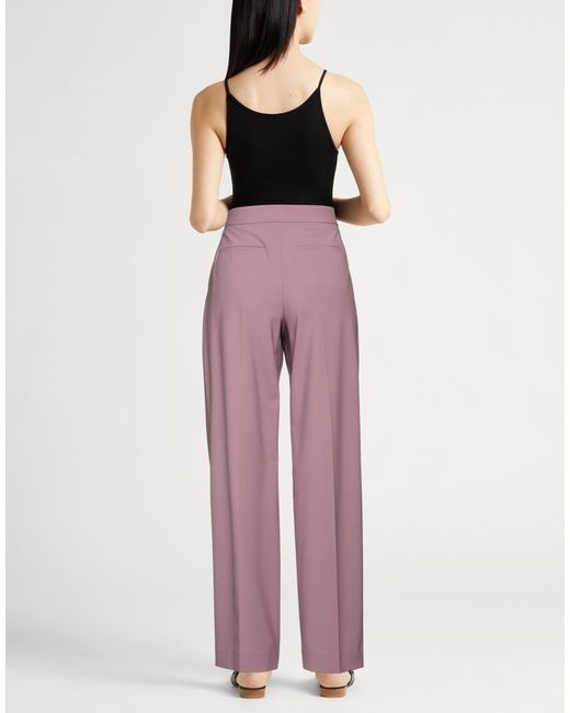 Tory Burch Purple Loose Casual Pants